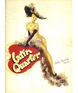 Latin Quarter Souvenir Program New York Night Club with 1958 Calendar - £46.52 GBP