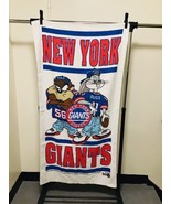New York Giants Team NFL  Bugs Bunny Taz Looney Tunes Pool Beach Bath Towel - £45.84 GBP