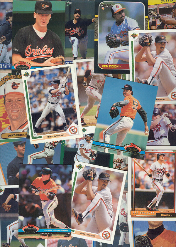 ORIOLES  BASEBALL CARDS 500 +  1990&#39;S TO THE PRESENT  !  EXCELLENT CONDI... - $1.62