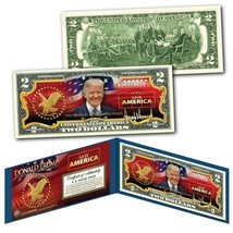 Donald Trump 45th President Save America Official Authentic U.S. $2 Bill - £10.99 GBP