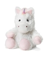 Warmies white unicorn stuffed animal scented lavender heat in microwave - $29.99