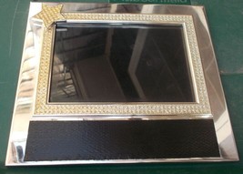 ~~  Unique Photo Frame ~~ Mirrored ~~ 8" X 7" ~~ Holds a 5 1/2" x 3 3/4" photo ~ - $12.00