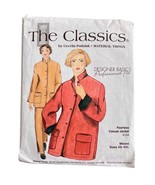 The Classics Jacket Pattern Designer Basics Womens XS - XXL Uncut FF Bar... - $185.41 MXN