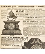 1900 Gong Mantle Clocks Advertisement Victorian Sears Roebuck 5.25 x 7"  - €17,17 EUR 1900 Gong Mantle Clocks Advertisement Victorian Sears Roebuck 5.25 x 7"  - €17,17 EUR