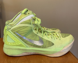 Nike Zoom Hyperdunk 2011 Volt Hyper Dunk Mens Size 10.5 Green Sneakers Shoes - £47.95 GBP