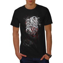 Wellcoda Devil Beast Blood Mens T-shirt, Python Graphic Design Printed Tee - £14.66 GBP+
