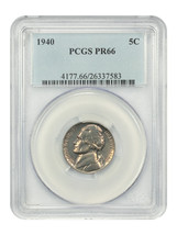 1940 5C PCGS PR66 (Reverse of 1940) - £121.68 GBP