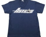 Houston Astros Youth Chicos LARGA Azul Camiseta Cuello En V Grande Logo ... - $14.00