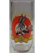 Warner Bros. Glass Happy Birthday Bugs Bunny 50 Years 1990 Tumbler Colle... - £11.45 GBP
