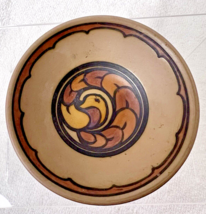 L HJORTH Danish Studio Pottery Sweet Bowl Hand Painted 3 3/8 x 1 inch - $24.26