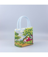 Handmade Bag Forest Retro Beaded Bag Bead Handbag - £70.78 GBP