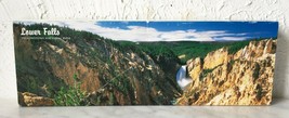 Vintage Lower Falls Yellowstone National Park Panoramic 500 Puzzle + Gui... - $27.50