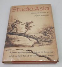 Studio Asia by John Groth HCDJ Book 1st Edition 1952 Illustrated Rare - £19.32 GBP