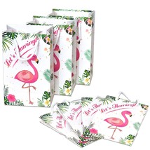 Flamingo Gift Bags - 16 Pcs Tropical Themed Party Favors For Girls Kid - £15.74 GBP