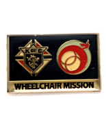 K of C Wheelchair Mission Knights of Columbus Charity Pin Catholic Frate... - €8,49 EUR