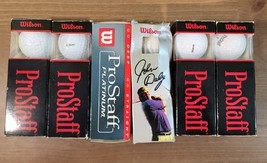 Lot of Wilson Pro Staff, Platinum and John Daly 18 White Golf Balls Vint... - $19.95