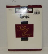 Vintage Hanes Ultra Silky Sheer Pantyhose Control Top Reinforced Toe Siz... - $29.65
