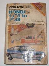 Chilton Repair Manual Honda 1973-1988 - $5.19