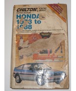 Chilton Repair Manual Honda 1973-1988 - $98.79 MXN