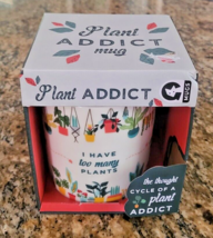 Ginger Fox PLANT ADDICT Mug - Plant Lovers Mug Collectors - $13.99