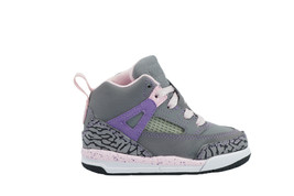 [317701-028] Air Jordan Spizike Toddlers TD Cool Grey/Liquid Pink-Purple Earth - £29.46 GBP