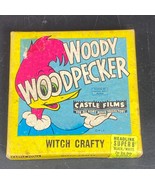 Vintage Woody Woodpecker Witch Crafty 8mm Movie B &amp; W Headline Super 8 - £11.65 GBP