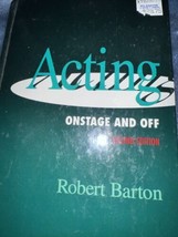 Acting Onstage and Off by Richard Barton (1993, Hardcover) - £6.16 GBP