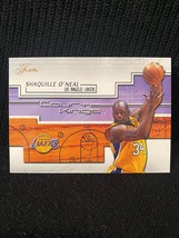 2002 Fleer Flair Court Kings Insert #21 Shaquille O’Neal Lakers HOF - £2.96 GBP