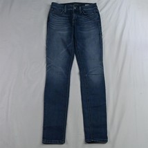 Level 99 25 Mid Rise Liza Skinny Medium Wash Stretch Denim Womens Jeans - £12.01 GBP