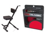 Gator Frameworks Guitar Seat with Padded Cushion, Ergonomic Backrest and... - £94.90 GBP