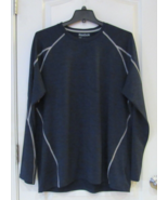Reebok Long Sleeve Crewneck T-shirt BLUE Men&#39;s Sz 2XL NWT - $307.46 MXN
