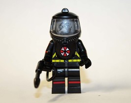 Building Block Black Hazmat Zombie Virus suit Minifigure US Toy Minifigure Custo - £5.51 GBP