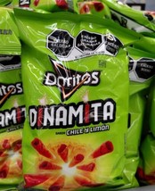 5X Doritos Dinamita Chips With Chile Y Limon ( Lime ) 5 De 70g c/u - Free Ship - $16.44