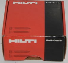 HILTI KWIK CON II 433036 PLUS PHILLIPS FLAT HEAD SCREWS 3/16 x 1 1/4 Box of 100 image 2