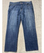 Lucky Brand Jeans Mens 40x32 361 Vintage Straight Dark Wash Preppy Casua... - $25.73