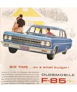 1963 Oldsmobile F85 V8 Farmhouse Advertisement Automobilia General Motor... - $41.18 CAD