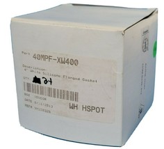 BOX OF 24 NIB DIXON 40MPF-XW400 4&#39;&#39; WHITE SILICONE FLANGED GASKET 40MPFX... - $52.95
