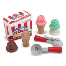 New! Melissa &amp; Doug Pretend Play Food Ice Cream Cone Playset Lot Day care toys - £31.91 GBP