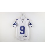 Vintage Reebok Boys Small Tony Romo Dallas Cowboys Football Jersey White #9 - $640.43 MXN