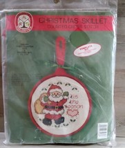 Colortex Vintage Cross Stitch Kit Christmas Hanging Skillet Design 7.5x1... - $23.15