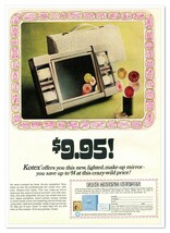 Kotex Tampons Make-Up Mirror Coupon Vintage 1968 Full-Page Magazine Ad - $180.80 MXN