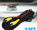 32Ft Car Video Rca Extension Cable For Rear View Backup Camera &amp; Detecti... - $17.99
