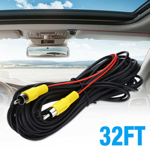 32Ft Car Video Rca Extension Cable For Rear View Backup Camera &amp; Detecti... - £14.14 GBP