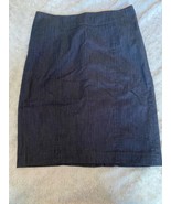 Ann Taylor Loft Knee Length Gray Pencil Skirt Woman’s Size 6 - $35.39 CAD