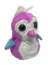 Hatchimal Interactive Teal Pink White Owl Big Eyes Lights Spin Masters W... - £15.57 GBP
