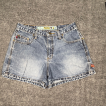 Mudd Jeans Denim Short Women Size 9 Jorts 90s Y2K Blue Medium Wash VTG C... - $18.48