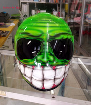 Custom Smiling Face Helmet - £215.02 GBP