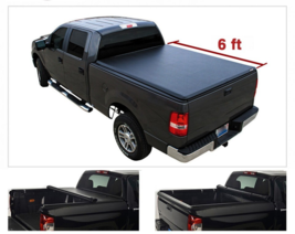 Fit 83-11 Ranger 94-10 B-Series 6&#39; Styleside Bed Blk Soft Roll-Up Tonnea... - $123.75