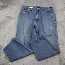 Tommy Hilfiger Pants Mens 38 Blue High Waist Straight Leg Casual Jeans - £23.31 GBP