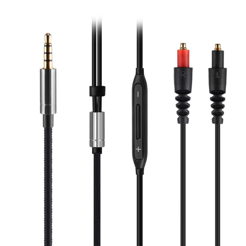 3.5mm OCC Audio Cable with mic For Shure SRH1440 SRH1840 SRH1540 headphones